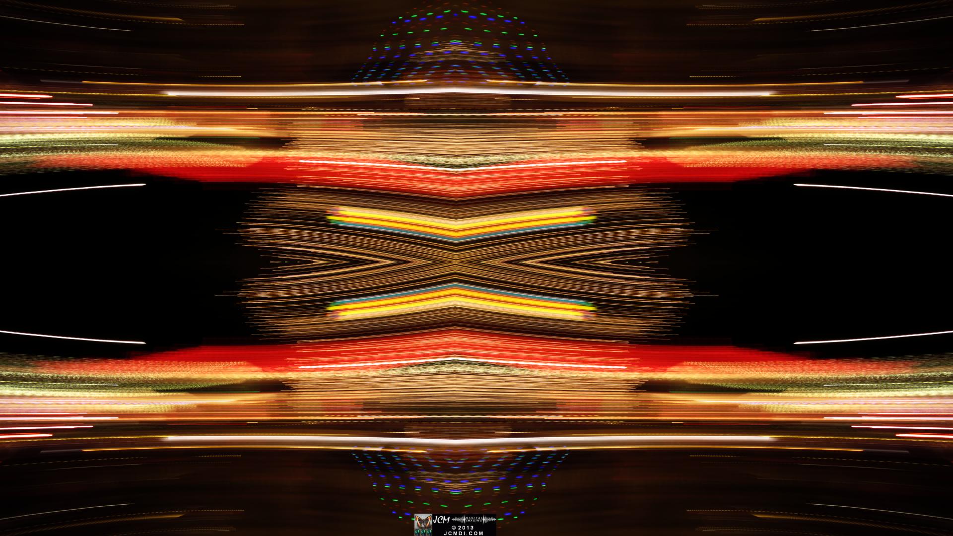 Wakefield Holiday Lightshow 2013 Quadroscopic long exposure artwork